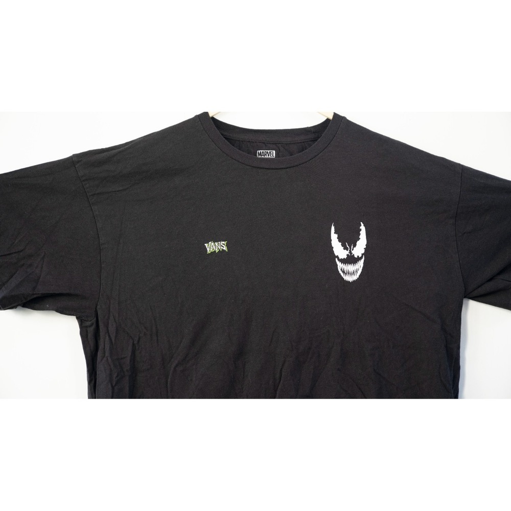 Vans Marvel Comics Venom T-Shirt Men’s Black Classic Fit Size XL - Picture 4 of 5